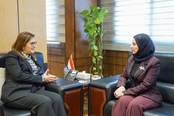 وزيرة التخطيط والتنمية الاقتصادية المصرية تستقبل سفيرة البحرين في القاهرة
