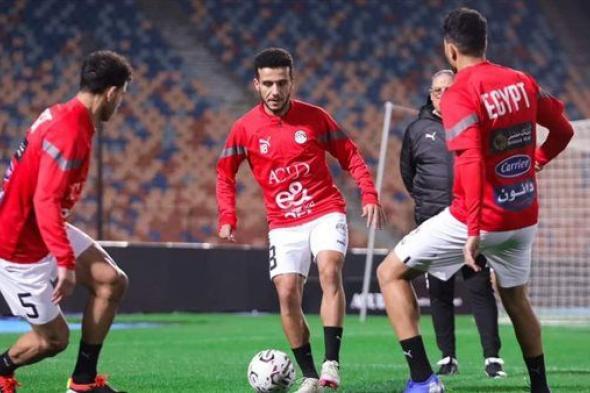 منتخب مصر يواصل تدريباته استعدادا لمواجهة كرواتيا في نهائي كأس عاصمة مصر