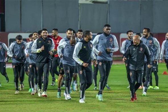 الاهلى يواصل استعداداته لمباراة سيمبا بدوري أبطال إفريقيا