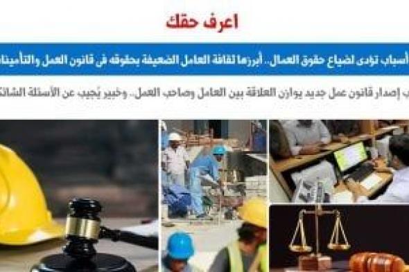 يهم الملايين.. 8 أسباب تؤدى لضياع حقوق العمال.. برلماني