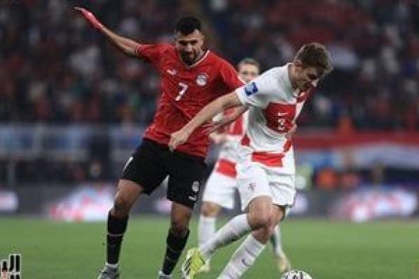 استمرار تقدم منتخب كرواتيا 2-1 أمام الفراعنة بعد مرور 75 دقيقة
