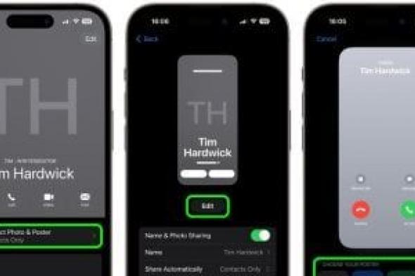 تكنولوجيا: خطوات.. كيفية إنشاء ملصق جهة اتصال iPhone الخاص بك