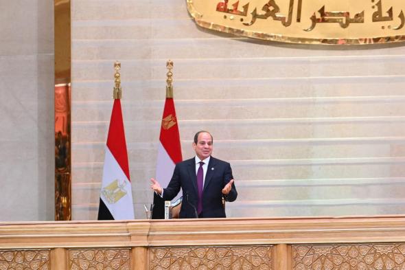 الرئيس السيسي: أمن مصر وسلامة شعبها هو خياري الأول