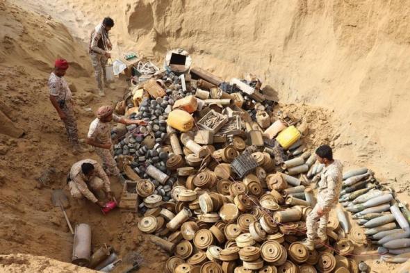 9 محافظات يمنية تواجه التلوث بسبب ألغام الحوثي