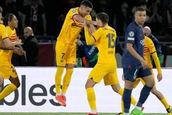 برشلونة يهزم باريس سان جيرمان 3-2 في مباراة مثيرة بدوري الأبطال