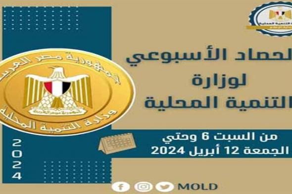 طوارئ العيد ومخرجات الحوار الوطني.. ماذا حدث في وزارة التنمية المحلية خلال أسبوع؟