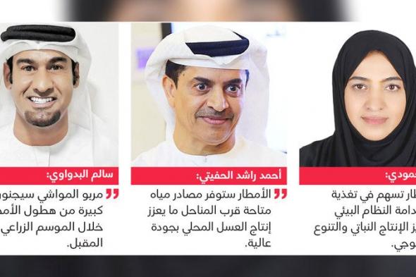 الامارات | مزارعون: الأمطار تبشر بموسم وافر