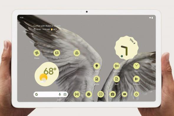تكنولوجيا: جوجل تعيد إطلاق جهاز Pixel Tablet بدون قاعدة توصيل ولكن مع القلم ولوحة المفاتيح
