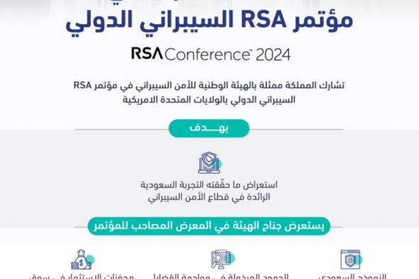 المملكة تشارك في مؤتمر rsa السيبراني الدولي بأمريكا