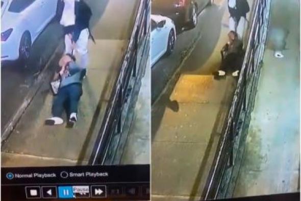 تراند اليوم : شاهد.. لحظة خنق فتاة بحزام وجرها على الأرض في نيويورك