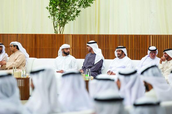الامارات | رئيس الدولة يتقبل التعازي في وفاة  هزاع بن سلطان بن زايد