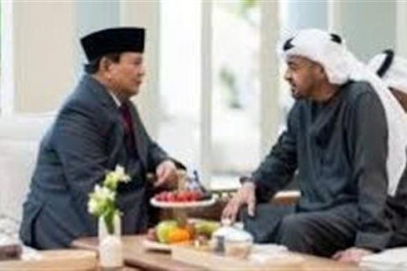 محمد بن زايد يبحث التعاون مع وزير الدفاع الإندونيسي ويمنحه «وسام زايد»