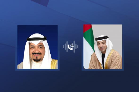 الامارات | منصور بن زايد يهنئ هاتفياً أحمد عبد الله الأحمد الصباح بتعيينه رئيساً للوزراء بالكويت