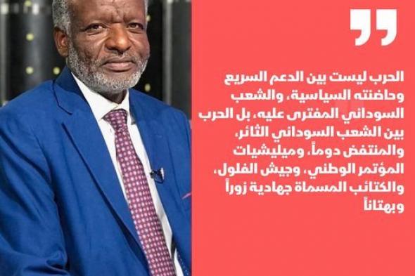 صندل: الحرب بين الشعب السوداني الثائر، والمنتفض دوماً، وميليشيات المؤتمر الوطني، وجيش الفلول