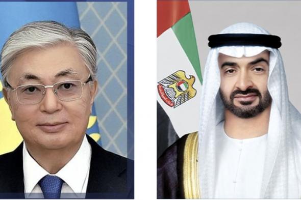 الامارات | رئيس الدولة يجري اتصالاً هاتفياً مع رئيس كازاخستان