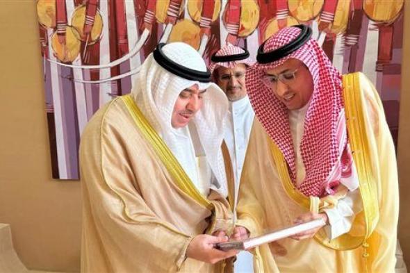 وفد المجلس الوطني الكويتى للثقافة والفنون يزور بينالي الدرعية