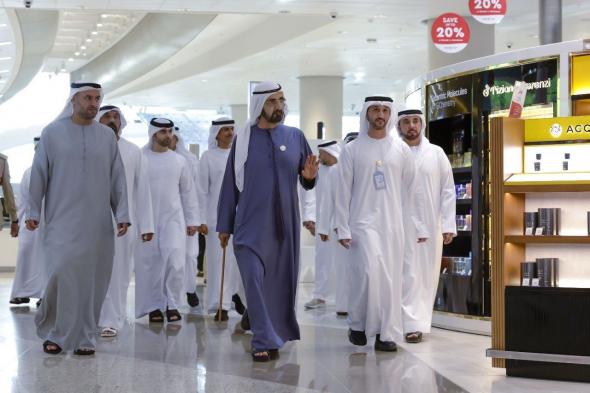 الامارات | محمد بن راشد: مطار زايد الدولي بأبوظبي تحفة معمارية زانها وزينها اسم المؤسس