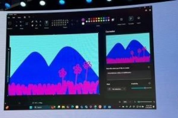 تكنولوجيا: برنامج Microsoft Paint يحصل على منشئ صور جديد مدعوم بالذكاء الاصطناعى