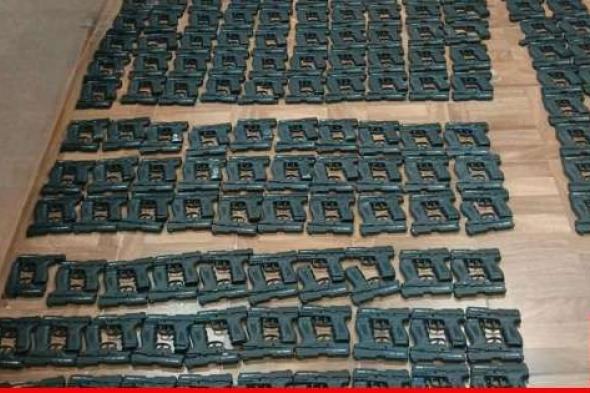 الجيش: ضبط شاحنة تحمل 400 مسدس حربي مهرب في مرفأ طرابلس