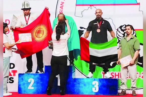 الامارات | الإمارات تفوز بـ 3 برونزيات في «مصارعة الذراعين»