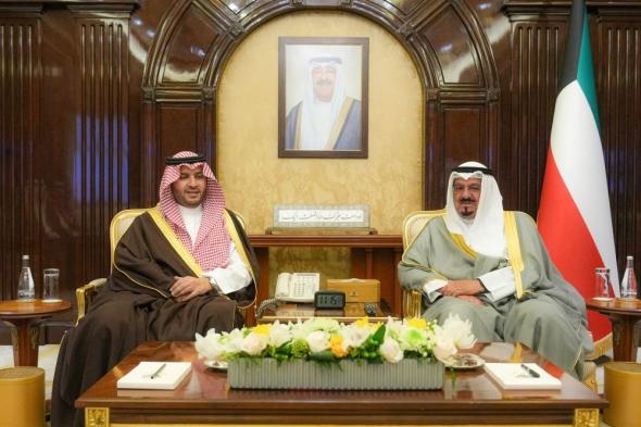 رئيس الوزراء الكويتي يستقبل الأمير تركي بن محمد بن فهد