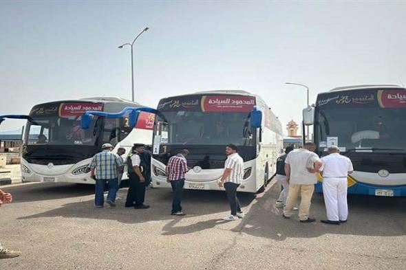 انطلاق أول أفواج الحج البري من ميناء نويبع.. وتوجيهات من وزير النقل (صور)