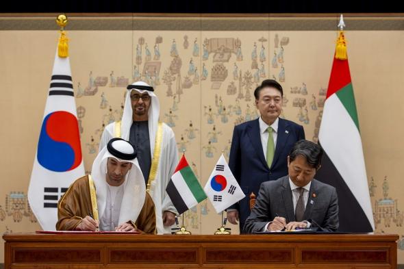 الامارات | رئيس الدولة: اتفاقية الشراكة الاقتصادية الشاملة مع كوريا تمثل نقطة تحول نوعية في مسار علاقاتنا الاقتصادية المستقبلية