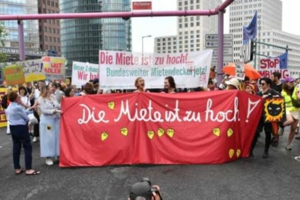 متظاهرون بالآلاف يطالبون بتغيير جذري في سياسة الإسكان ببرلين