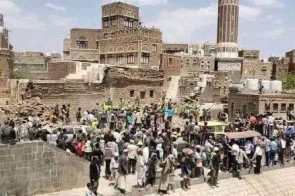 وفاة وإصابة 4 عمال إثر انهيار ملحق مسجد أثري في صنعاء القديمة