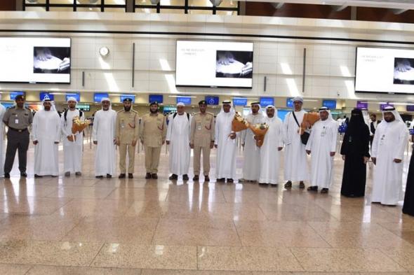 الامارات | شرطة دبي تستقبل حجاجها العائدين  من الأراضي المقدسة