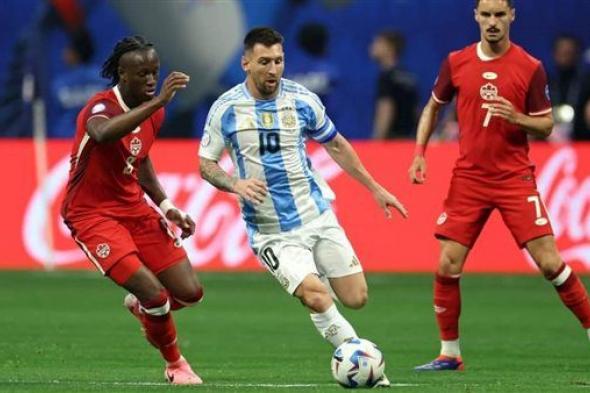 الأرجنتين تسجل الهدف الأول أمام كندا في كوبا أمريكا