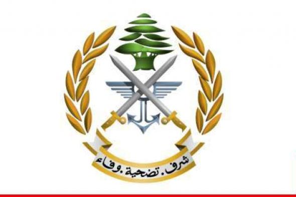 الجيش: توقيف مواطنَين و53 سوريًّا ضمن إطار التدابير الأمنية في مختلف المناطق