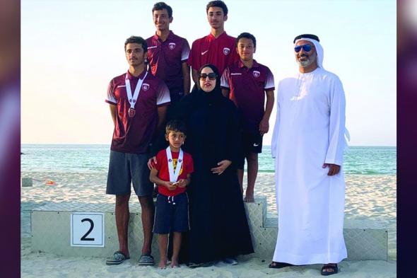 الامارات | مواطن يستثمر في أبنائه الـ 4 للإبحار نحو الأولمبياد