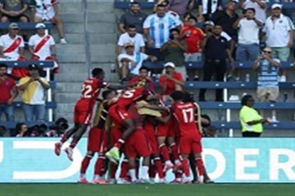 "مجموعة الأرجنتين".. كندا تفوز على بيرو في كوبا أمريكا