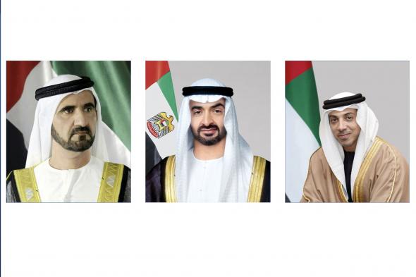 الامارات | رئيس الدولة ونائباه يعزون خادم الحرمين بوفاة والدة الأمير منصور بن سعود