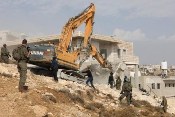 الاحتلال الإسرائيلي يهدم 17 منزلاً في الضفة الغربية