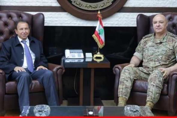 قائد الجيش التقى وزير المهجرين وعرض معه الاوضاع العامة
