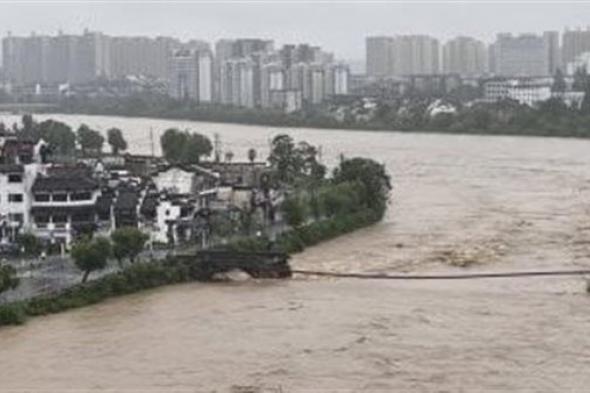 فيضانات تضرب الأنهار الرئيسية جنوبي الصين وسط هطول أمطار غزيرة مستمرة