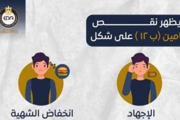 ماذا ينتج عن نقص فيتامين B12؟​ هيئة الدواء تجيب