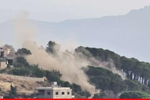 "النشرة": قصف مدفعي إسرائيلي طاول منطقة الخريبة خراج راشيا الفخار في حاصبيا