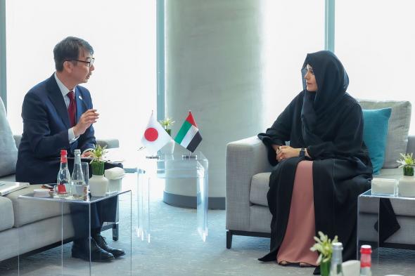 الامارات | لطيفة بنت محمد تبحث مع قنصل عام اليابان سبل تطوير الشراكة في الصناعات الثقافية والإبداعية