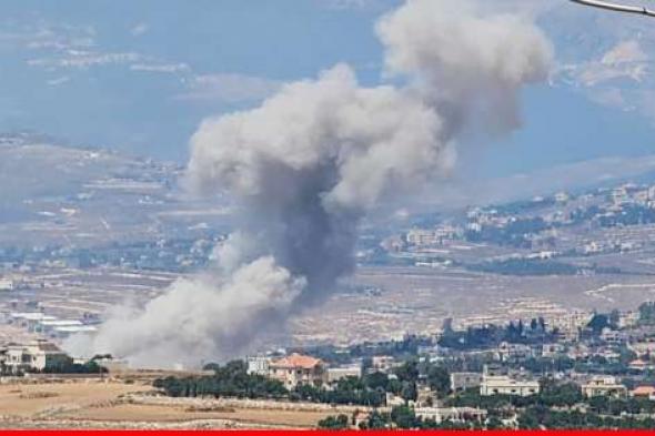 قصف إسرائيلي استهدف القنطرة وقبريخا وكونين ووادي السلوقي وغارتان على دير سريان وبني حيان