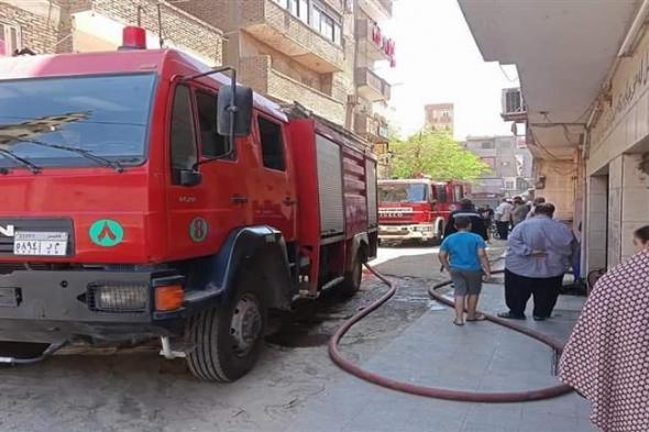 اندلاع حريق داخل شقة سكنية بفيصل