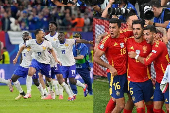 الامارات | فرنسا تواجه إسبانيا في نصف نهائي كأس أوروبا.. موعد المباراة