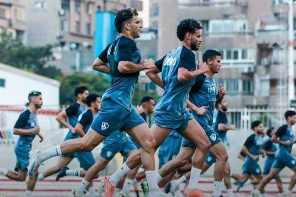 فقرة بدنية للاعبي الزمالك في الجيم بمران اليوم