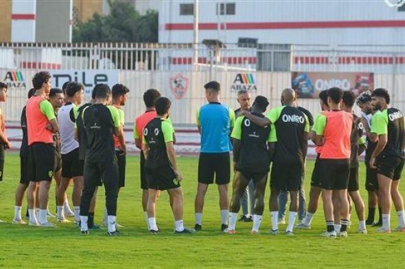 تدريبات استشفائية للاعبى الزمالك فى برج العرب