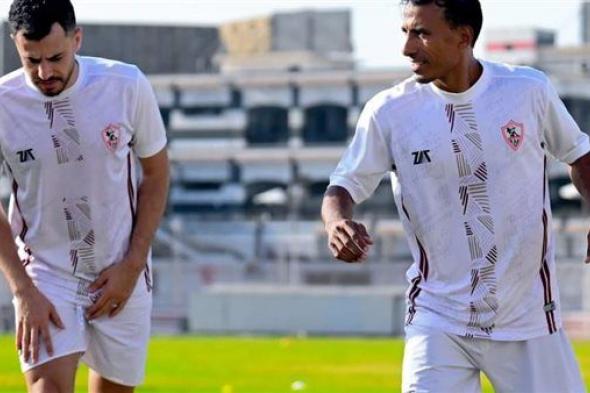 الونش يواصل البرنامج التأهيلي على هامش مران الزمالك