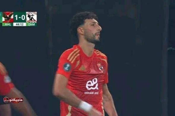 الأهلي يتقدم على الزمالك في شوط أول مثير للجدل