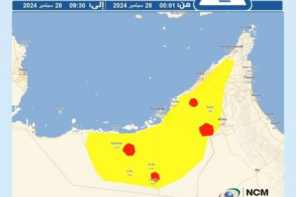 تنبيه من "الوطني للأرصاد"